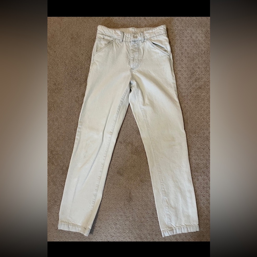 Zara Very Light Wash Denim High Waisted,  Mom Jeans Size 29 Like New